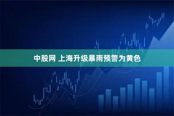 中股网 上海升级暴雨预警为黄色