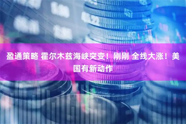 盈通策略 霍尔木兹海峡突变！刚刚 全线大涨！美国有新动作